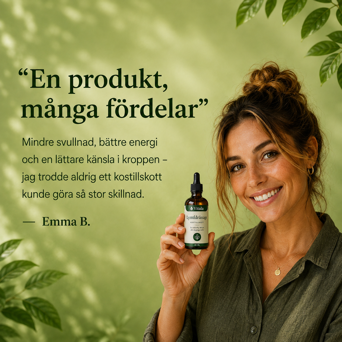 Vitala - Lymfdränage Droppar