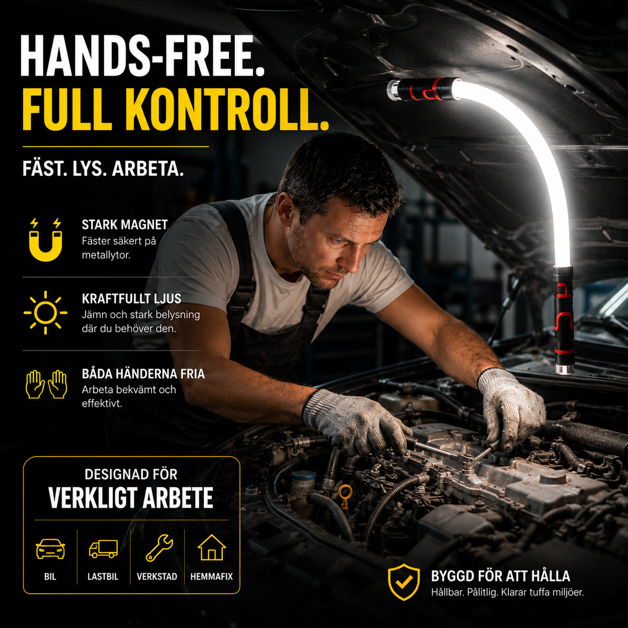 FLEXOR - Flexibel LED Lampa