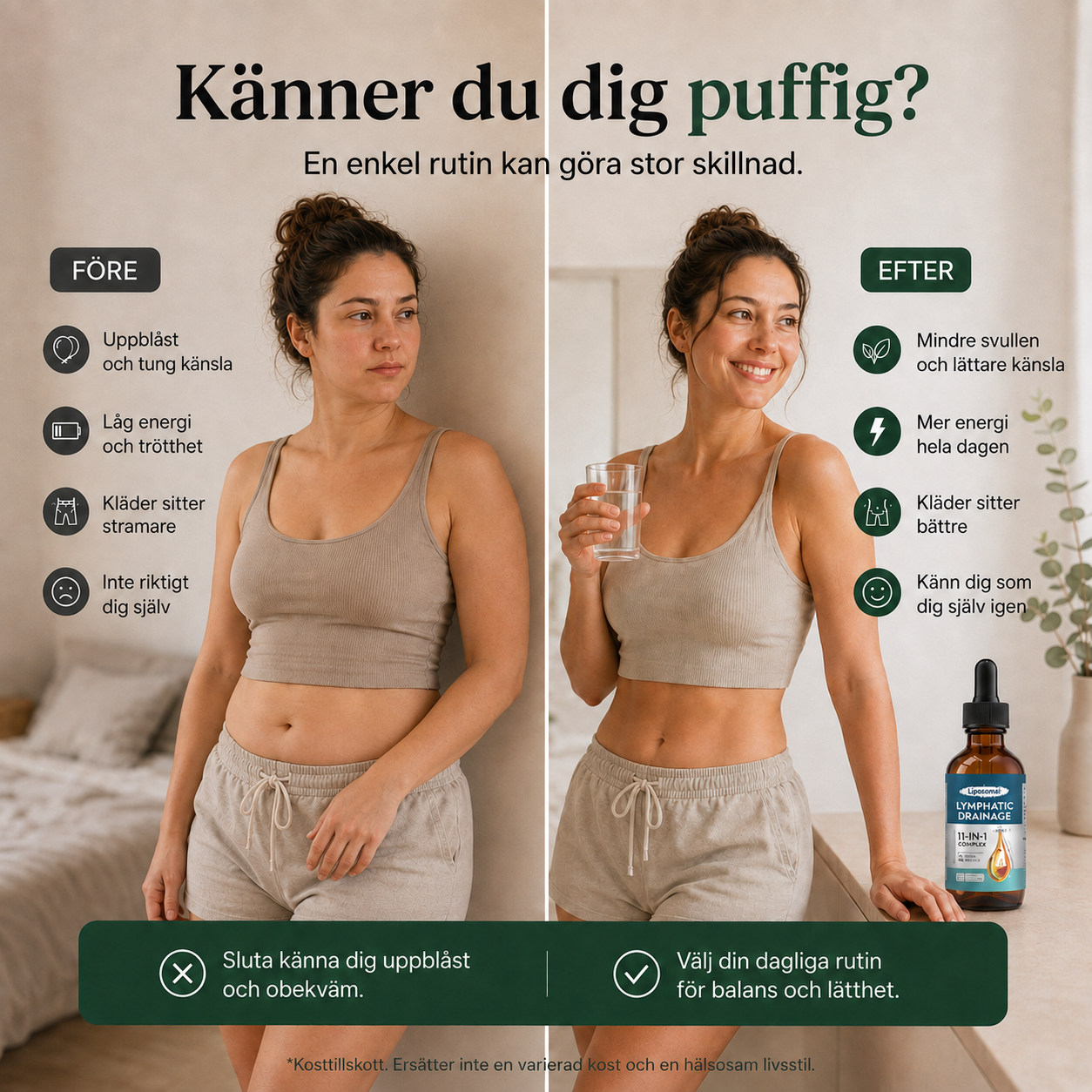Vitala - Lymfdränage Droppar