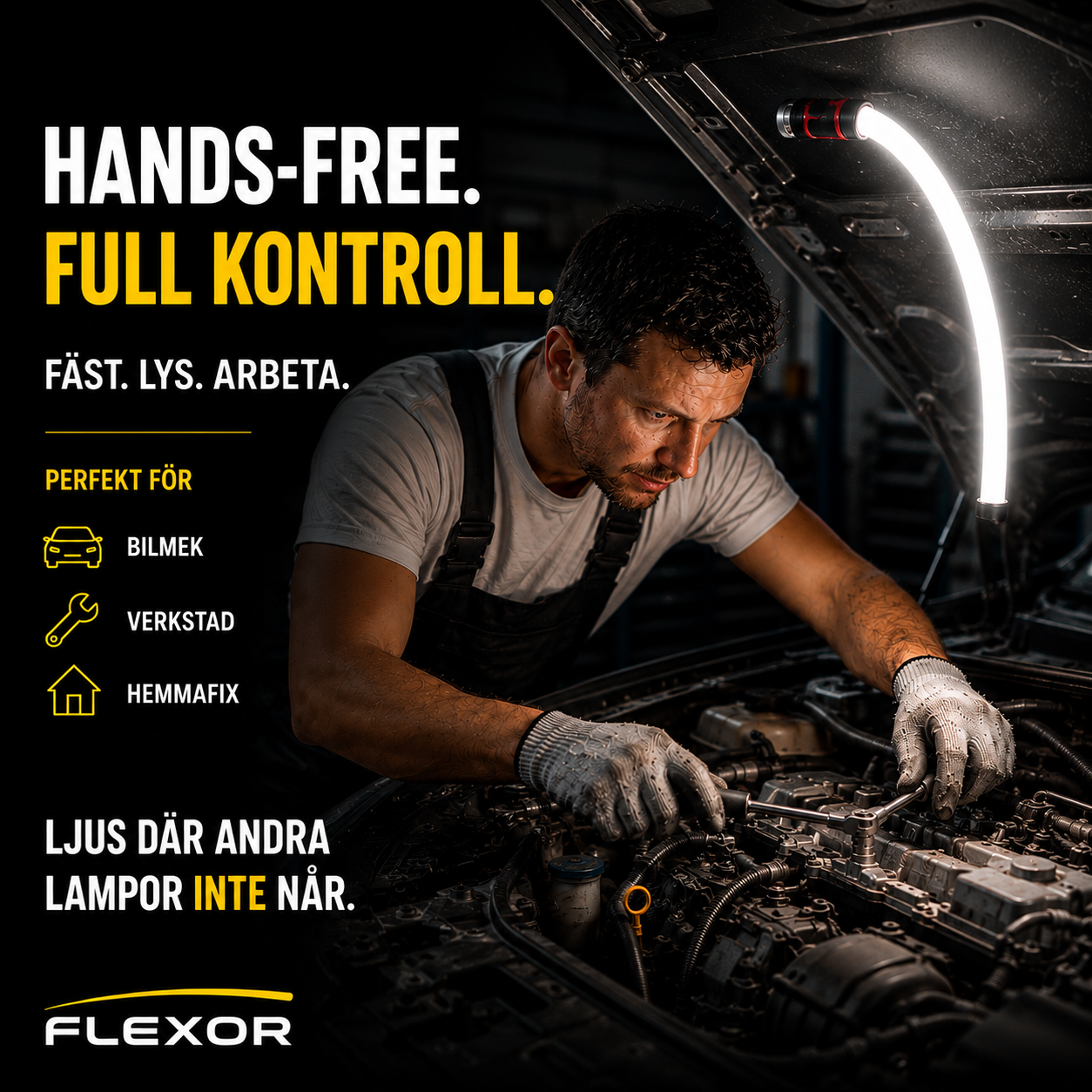 FLEXOR - Flexibel LED Lampa