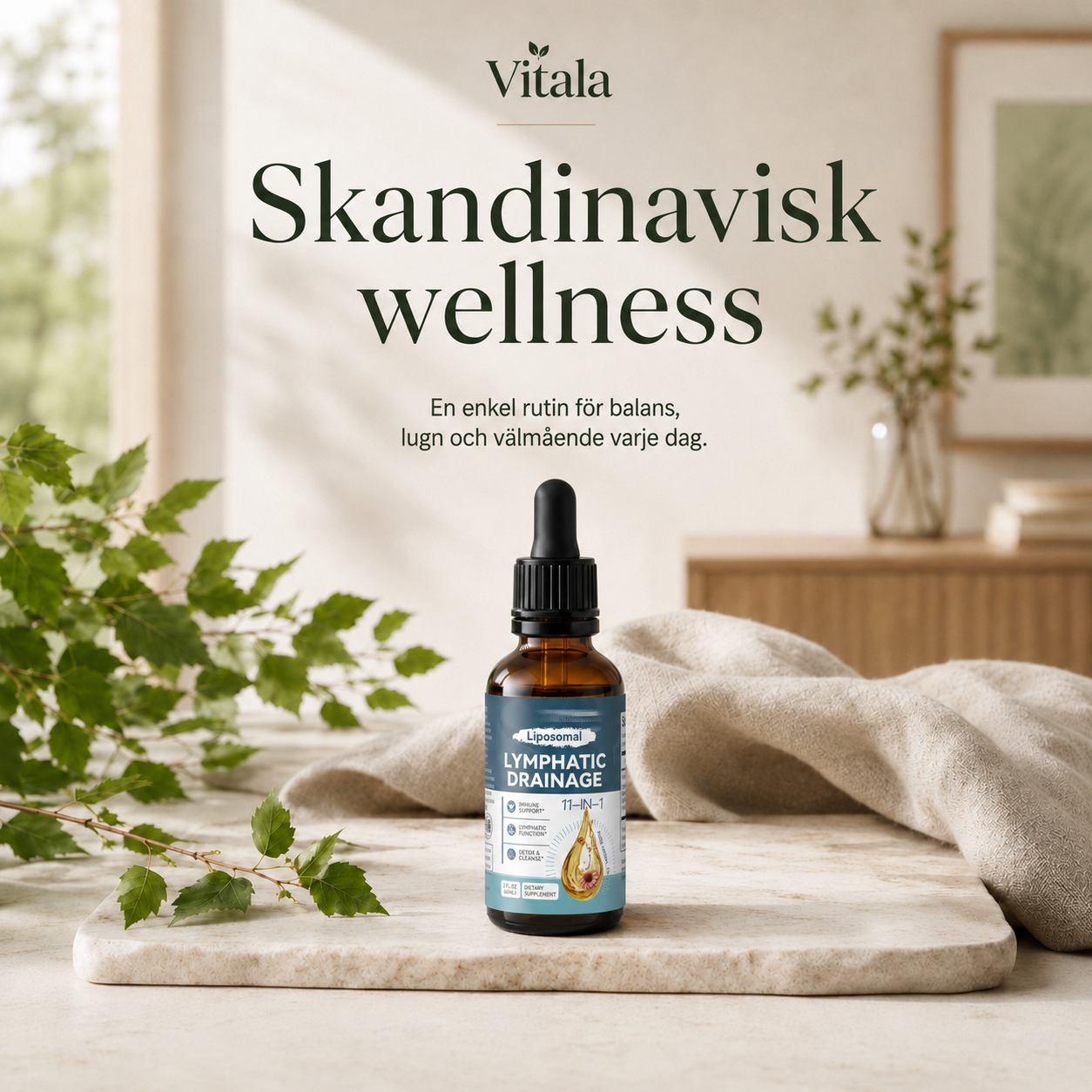 Vitala - Lymfdränage Droppar